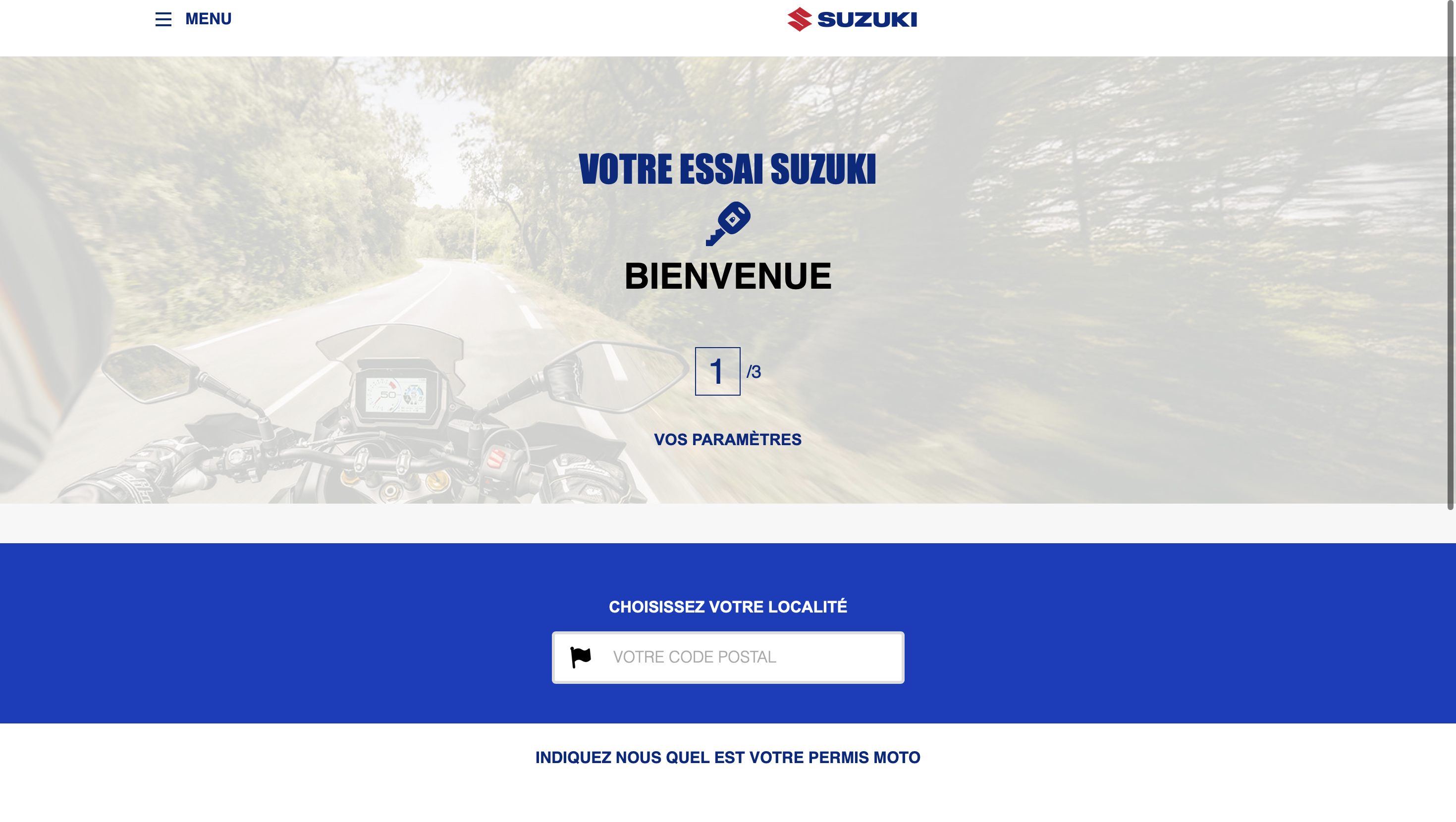 Reproduction du "Site Suzuki Moto"