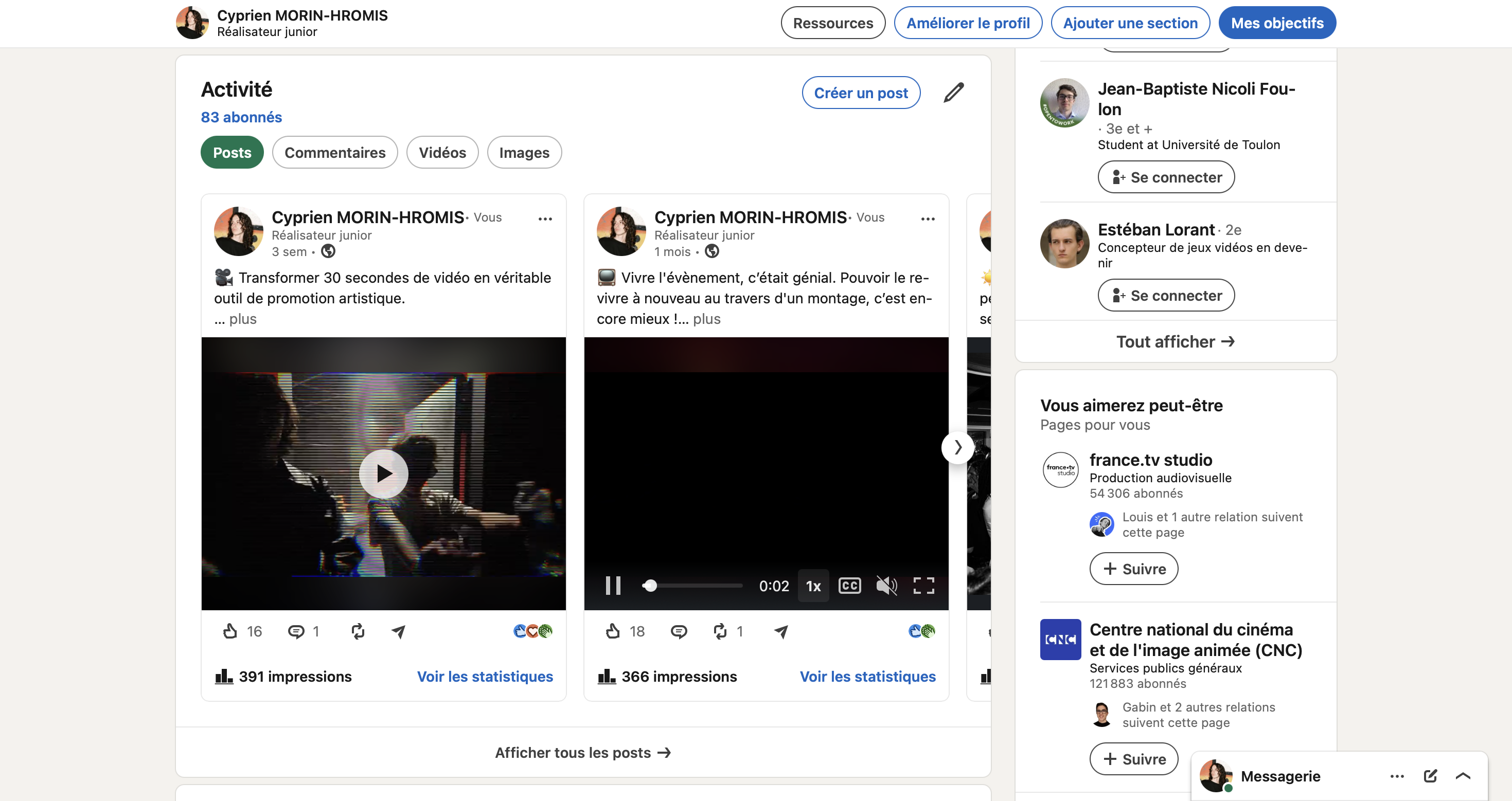 Préparation professionnelle et présence en ligne